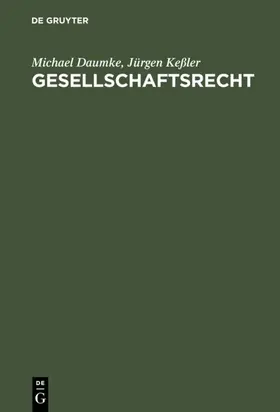 Daumke / Keßler | Gesellschaftsrecht | E-Book | www.sack.de