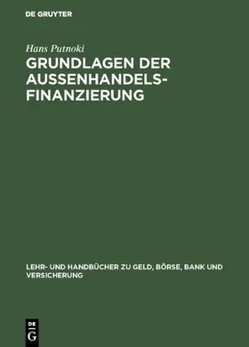 Putnoki | Grundlagen der Außenhandelsfinanzierung | E-Book | www.sack.de