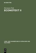 Fink |  Econotext II | eBook | Sack Fachmedien