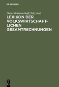 Brümmerhoff / Lützel |  Lexikon der Volkswirtschaftlichen Gesamtrechnungen | eBook | Sack Fachmedien