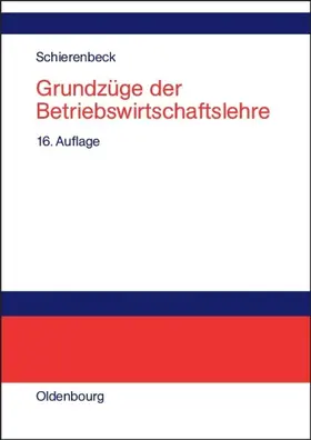 Schierenbeck |  Grundzüge der Betriebswirtschaftslehre | eBook | Sack Fachmedien