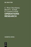 Churchman / Ackoff / Arnoff |  Operations Research | eBook | Sack Fachmedien