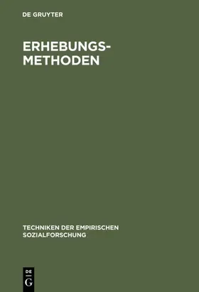 Koolwijk / Wieken-Mayser |  Erhebungsmethoden | eBook | Sack Fachmedien