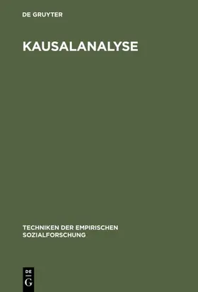 Koolwijk / Wieken-Mayser |  Kausalanalyse | eBook | Sack Fachmedien