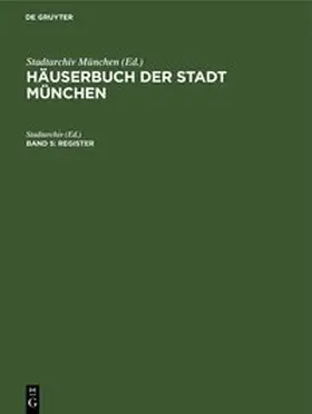 Stadtarchiv |  Register | eBook | Sack Fachmedien