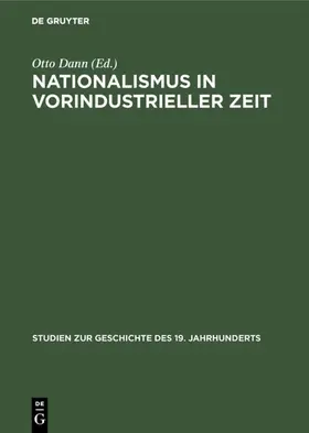 Dann |  Nationalismus in vorindustrieller Zeit | eBook | Sack Fachmedien