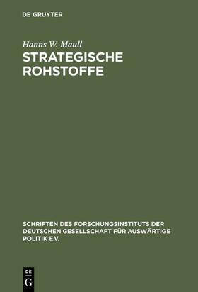 Maull | Strategische Rohstoffe | E-Book | sack.de
