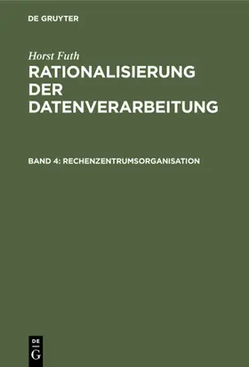 Futh |  Rechenzentrumsorganisation | eBook | Sack Fachmedien
