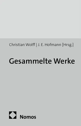 Wolff / Hofmann |  Gesammelte Werke | Buch |  Sack Fachmedien
