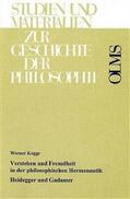 Kogge |  Verstehen und Fremdheit in der philosophischen Hermeneutik | Buch |  Sack Fachmedien