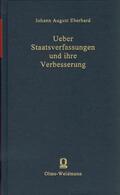 Eberhard |  Über Staatsverfassungen und ihre Verbesserung | Buch |  Sack Fachmedien