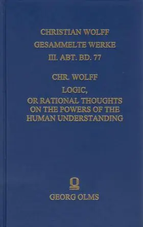 Wolff |  Christian Wolff: Gesammelte Werke | Buch |  Sack Fachmedien
