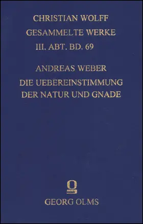 Weber |  Die Uebereinstimmung der Natur und Gnade | Buch |  Sack Fachmedien