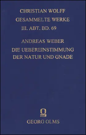 Weber |  Die Uebereinstimmung der Natur und Gnade | Buch |  Sack Fachmedien