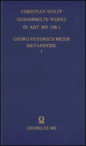Meier |  Metaphysik | Buch |  Sack Fachmedien