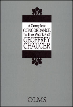 Chaucer / Oizumi / Miki |  A Complete Concordance to the Works of Geoffrey Chaucer | Buch |  Sack Fachmedien