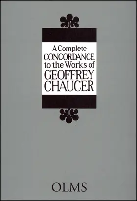 Chaucer / Oizumi / Miki |  A Complete Concordance to the Works of Geoffrey Chaucer | Buch |  Sack Fachmedien