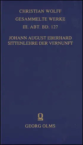 Eberhard |  Sittenlehre der Vernunft | Buch |  Sack Fachmedien