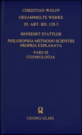 Stattler |  Philosophia methodo scientiis propria explanata | Buch |  Sack Fachmedien