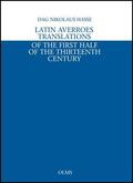 Hasse |  Latin Averroes Translations of the First Half of the Thirteenth Century | Buch |  Sack Fachmedien