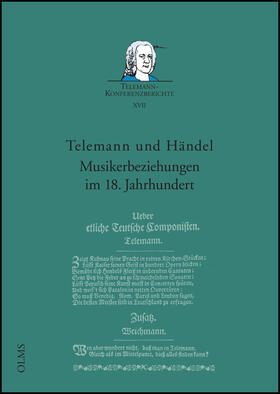 Reipsch / Lange | Telemann und Händel - Musikerbeziehungen im 18. Jahrhundert | Buch | 978-3-487-15001-7 | sack.de