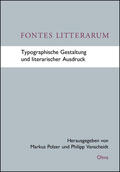 Vanscheidt / Polzer |  Fontes Litterarum - Typographische Gestaltung und literarischer Ausdruck | Buch |  Sack Fachmedien