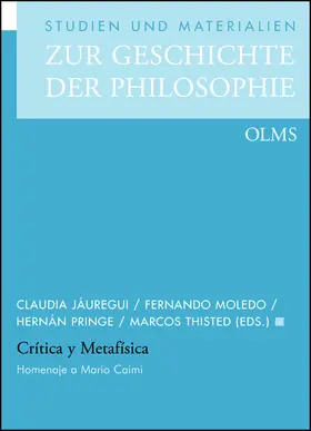 Jáuregui / Pringe / Moledo |  Crítica y Metafísica | Buch |  Sack Fachmedien