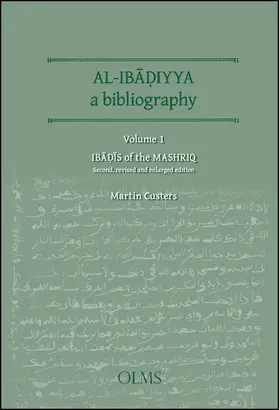 Custers |  Al-Ibadiyya. A Bibliography | Buch |  Sack Fachmedien