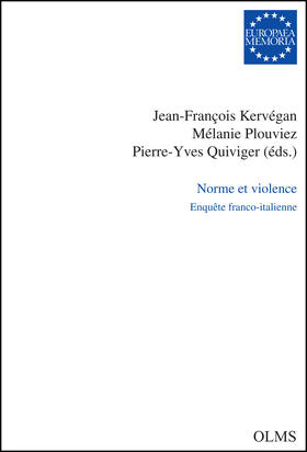 Kervégan / Quiviger / Plouviez | Norme et violence | Buch | 978-3-487-15369-8 | sack.de