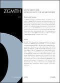 Hust / Polth / Rohringer |  ZGMTH - Zeitschrift der Gesellschaft für Musiktheorie, 12. Jahrgang 2015 | Buch |  Sack Fachmedien
