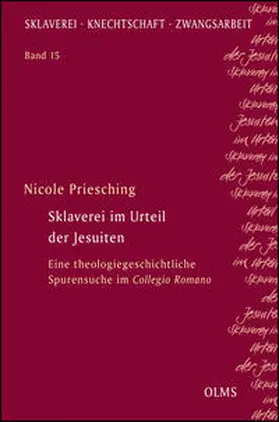 Priesching |  Sklaverei im Urteil der Jesuiten | Buch |  Sack Fachmedien