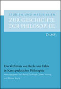 Hüning / Dörflinger / Kruck |  Das Verhältnis von Recht und Ethik in Kants praktischer Philosophie | Buch |  Sack Fachmedien