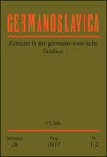 Ulbrecht |  Germanoslavica. Zeitschrift für germano-slavische Studien. | Buch |  Sack Fachmedien