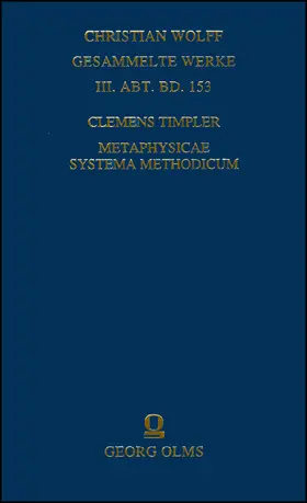 Timpler / Aichele |  Metaphysicae systema methodicum | Buch |  Sack Fachmedien