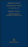 Timpler / Aichele |  Metaphysicae systema methodicum | Buch |  Sack Fachmedien