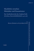 Bernhard / Sachs |  Musiklehre zwischen Mittelalter und Humanismus | Buch |  Sack Fachmedien