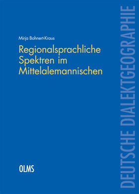 Bohnert-Kraus | Bohnert-Kraus, M: Regionalsprachliche Spektren im Mittelalem | Buch | 978-3-487-15841-9 | sack.de