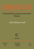 Ulbrecht |  Germanoslavica. Zeitschrift für germano-slawische Studien | Buch |  Sack Fachmedien