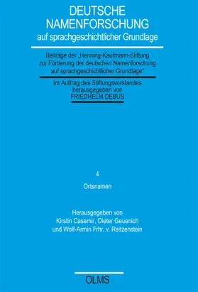 Casemir / Geuenich / Reitzenstein |  Ortsnamen | Buch |  Sack Fachmedien