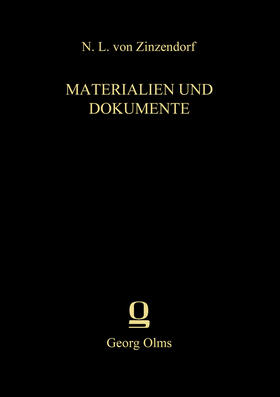 von Zinzendorf / Zimmerling | Materialien und Dokumente | Buch | 978-3-487-16031-3 | sack.de