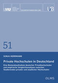 Herrmann |  Herrmann, S: Private Hochschulen in Deutschland | Buch |  Sack Fachmedien