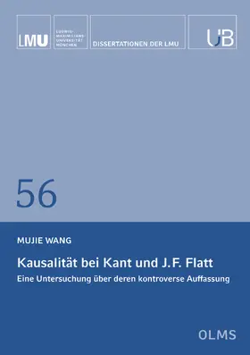Wang |  Kausalität bei Kant und J.F. Flatt | Buch |  Sack Fachmedien