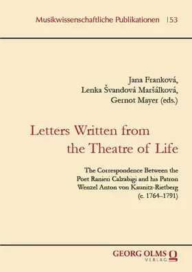 Franková / Švandová Maršálková / Mayer |  Letters Written from the Theater of Life | Buch |  Sack Fachmedien