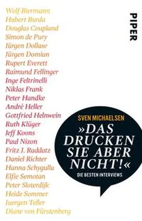 Michaelsen |  »Das drucken Sie aber nicht!« | Buch |  Sack Fachmedien
