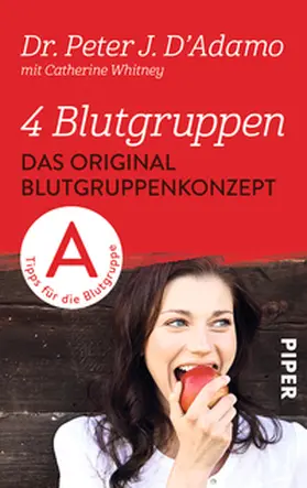 D'Adamo |  4 Blutgruppen - Das Original-Blutgruppenkonzept | Buch |  Sack Fachmedien