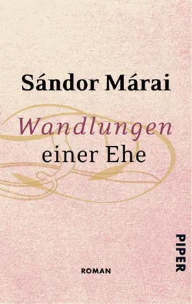 Márai |  Wandlungen einer Ehe | eBook | Sack Fachmedien