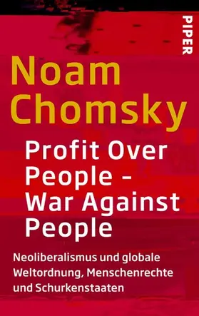 Chomsky |  Profit Over People - War Against People | eBook | Sack Fachmedien