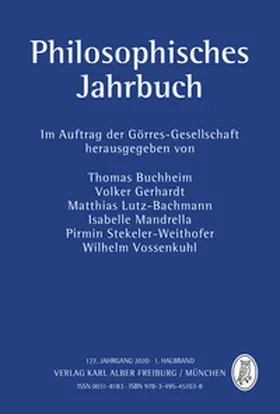 Buchheim / Gerhardt / Lutz-Bachmann |  Philosophisches Jahrbuch | Buch |  Sack Fachmedien