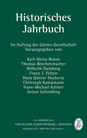 Braun / Brechenmacher / Damberg |  Historisches Jahrbuch | Buch |  Sack Fachmedien