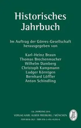 Braun / Brechenmacher / Damberg |  Historisches Jahrbuch | Buch |  Sack Fachmedien